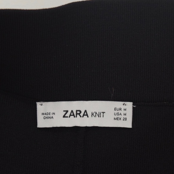 ❌SOLD❌Zara Heavy Ribbed Knit Wide-Leg Culottes - Picture 5 of 6